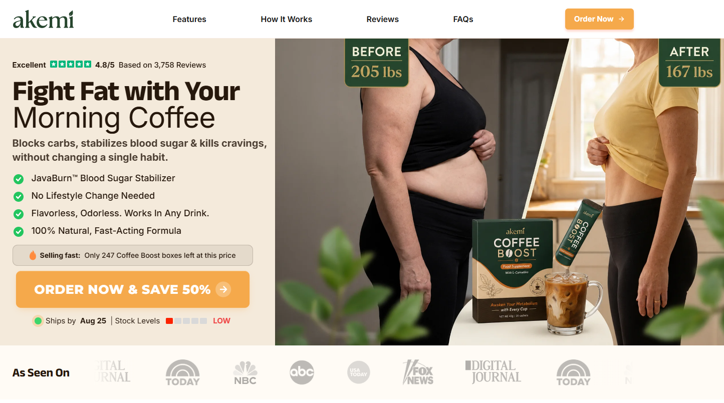 Akemi Coffee Boost Australia
